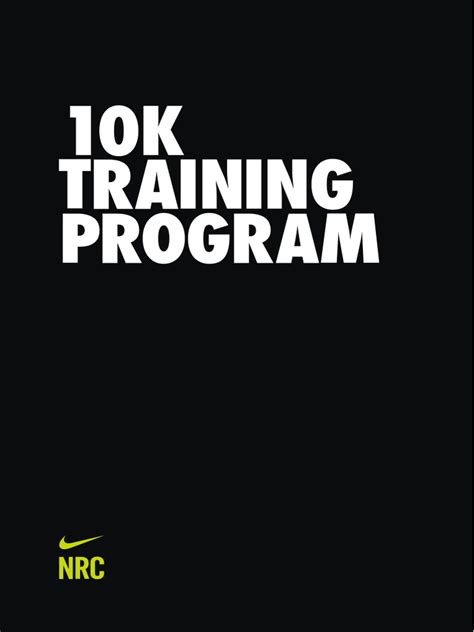 nike running club training plan